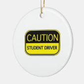 Décoration En Céramique Conducteur étudiant averti (Gauche)