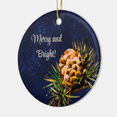 Décoration En Céramique Cône de mélèze rustique (Gauche)