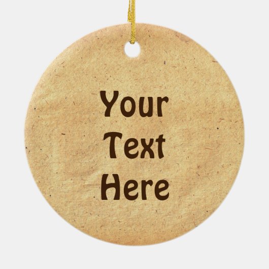 Décoration En Céramique Cône de pin (Dos)