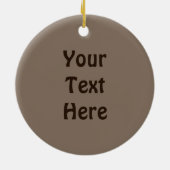 Décoration En Céramique Cône de pin (Dos)