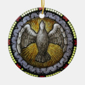 Décoration En Céramique Confirmation en verre de l'Esprit Saint RCIA (Devant)