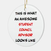 Décoration En Céramique conseiller du conseil étudiant, génial (Gauche)