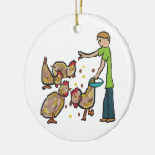 Décoration En Céramique Conservation du poulet (Gauche)