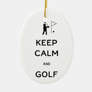 Décoration En Céramique Conserver le calme et le golf