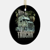 Décoration En Céramique Conserver Sur Camion Semi Camion Conducteur Camion (Droite)