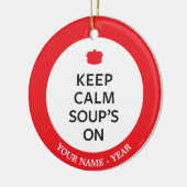 Décoration En Céramique Conservez la soupe calme dessus (Gauche)