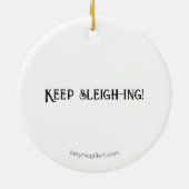 Décoration En Céramique Continuez à trainer ! (Dos)