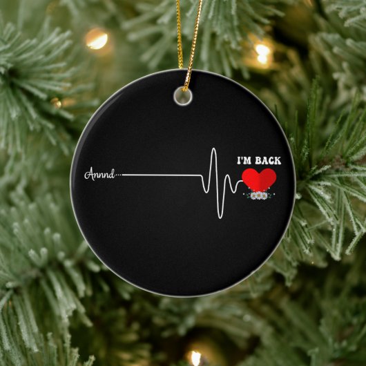 Décoration En Céramique Contournement cardiaque ouvert Chirurgie Coeur Att (Arbre)