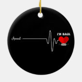 Décoration En Céramique Contournement cardiaque ouvert Chirurgie Coeur Att (Dos)