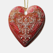 Décoration En Céramique Cookie de Noël rustique vacances décorées (Gauche)