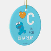 Décoration En Céramique Cookie Monster Heart Balloon (Droite)