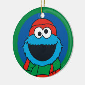 Décoration En Céramique Cookie Monster Winter Scarf (Gauche)