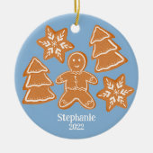 Décoration En Céramique Cookies de pain d'épices (Devant)