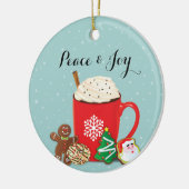 Décoration En Céramique Cookies et cacao Noël (Gauche)