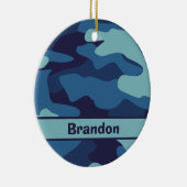 Décoration En Céramique Cool Camouflage bleu Motif personnalisé pour enfan (Droite)