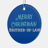 Décoration En Céramique Cool College Texte Joyeux Noël Belle-soeur (Gauche)