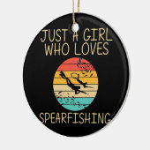 Décoration En Céramique Cool SpearFishing Pour Filles Enfants Plongée Océa (Gauche)