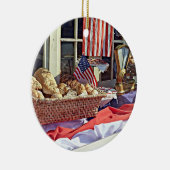 Décoration En Céramique Cooperstown NY - Premier bâtiment de la Banque nat (Droite)