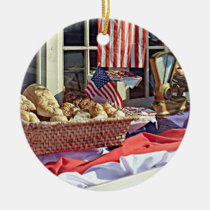 Décoration En Céramique Cooperstown NY - Premier bâtiment de la Banque nat