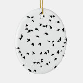 Décoration En Céramique Copie d'oiseau d'hirondelles en vol (Droite)