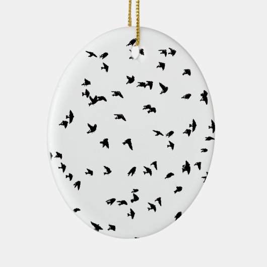 Décoration En Céramique Copie d'oiseau d'hirondelles en vol (Droite)