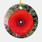 Décoration En Céramique Coquelicot (Dos)