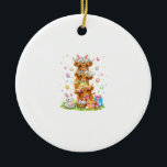 Décoration En Céramique Coquette Western Highland Cow Easter Eggs Cute Bun<br><div class="desc">Coquette Western Highland Cow Easter Eggs Cute Bunny Cow T-Shirt</div>