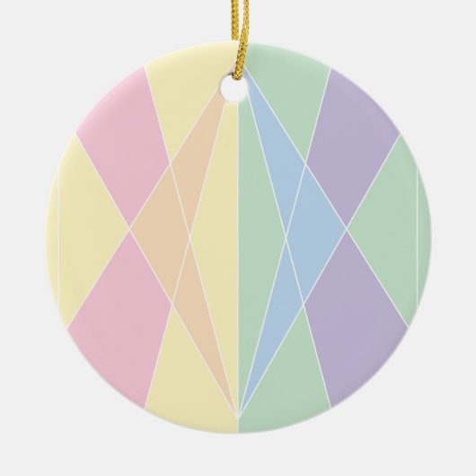 Décoration En Céramique Coquille cristalline (plane) (Devant)