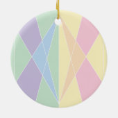 Décoration En Céramique Coquille cristalline (plane) (Dos)