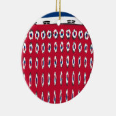 Décoration En Céramique Corée du Sud Polka Dot Drapeau Design d'art : une  (Droite)