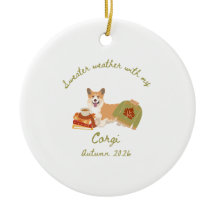 Corgi Hygge d'Automne