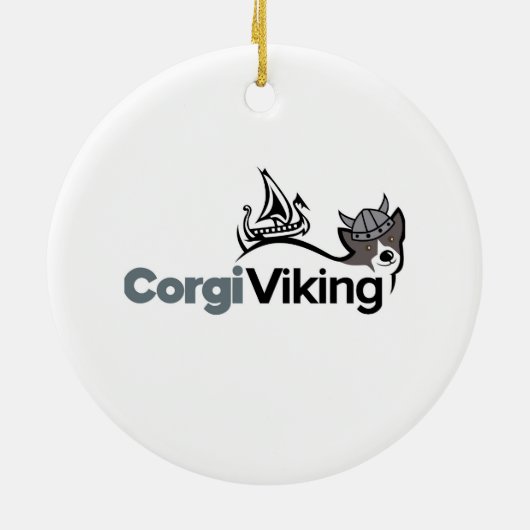 Décoration En Céramique Corgi mignon de Pâques (Dos)