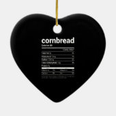 Décoration En Céramique Cornbread Nutrition Facts Tee Family Correspondanc (Dos)