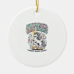 Décoration En Céramique Corne de Tonnerre de Licorne Énergie Produit de St