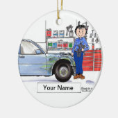 Décoration En Céramique Corps auto - Femme (Gauche)