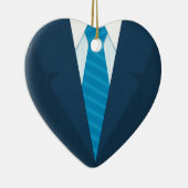 Décoration En Céramique Costume et cravate (Droite)