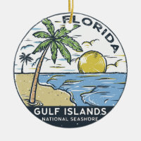 Côte nationale des îles Gulf Floride Vintage