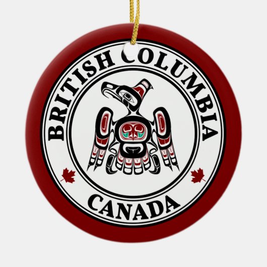 Décoration En Céramique Côte Pacifique Nord-Ouest Haida Kaigani Thunderbir (Devant)