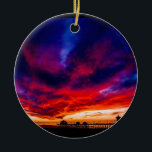 Décoration En Céramique Coucher de soleil à la jetée, Huntington Beach, CA<br><div class="desc">Un coucher de soleil extraordinaire qui remplissait le ciel au-dessus de la jetée à Huntington Beach,  en Californie. Des couleurs audacieuses et magnifiques. La Californie du Sud a toujours les meilleurs couchers de soleil ! Photo prise en juin 2021.</div>