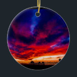 Décoration En Céramique Coucher de soleil à la jetée, Huntington Beach, CA<br><div class="desc">Un coucher de soleil extraordinaire qui remplissait le ciel au-dessus de la jetée à Huntington Beach,  en Californie. Des couleurs audacieuses et magnifiques. La Californie du Sud a toujours les meilleurs couchers de soleil ! Photo prise en juin 2021.</div>