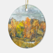 Décoration En Céramique Couleur d'automne (Gauche)