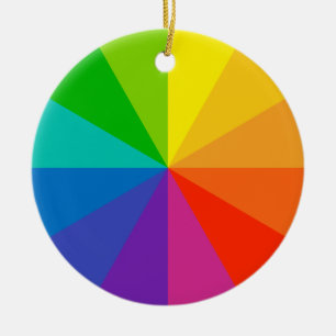 Décoration En Céramique couleur roue théorie école science teinte disque l