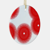 Décoration En Céramique couleur rouge gaie (Droite)