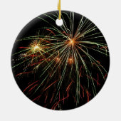 Décoration En Céramique Couleurs de Noël (Dos)