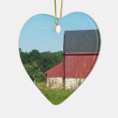 Décoration En Céramique Country Barn (Gauche)