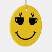 Décoration En Céramique Coupe de café sourire (Droite)