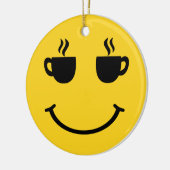 Décoration En Céramique Coupe de café sourire (Gauche)