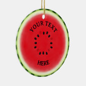 Décoration En Céramique Coupe de pastèque personnalisée (Droite)