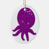 Décoration En Céramique Coupe violet octopus Ancien imprimé (Droite)