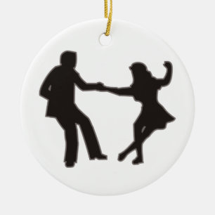 Décoration En Céramique Couple dansant